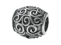 Zable Sterling Silver Filigree Spacer Bead / Charm