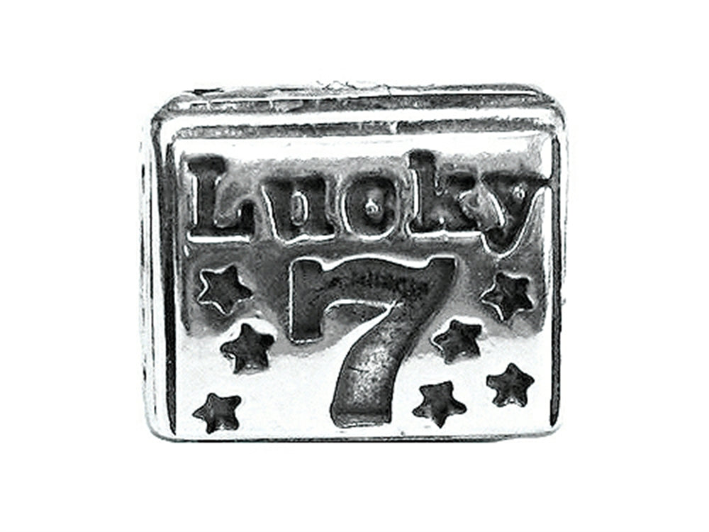 Zable Sterling Silver Lucky Seven Bead / Charm