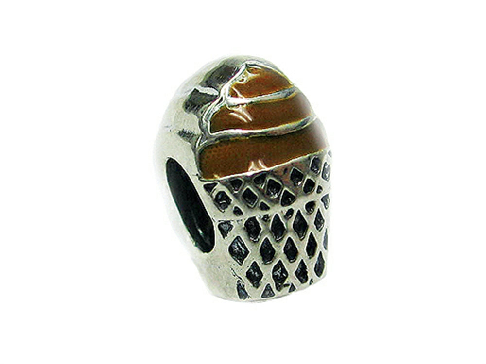 Zable Sterling Silver Ice Cream Cone Bead / Charm