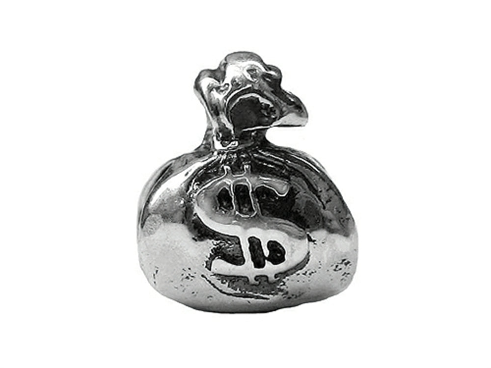 Zable Sterling Silver Money Bag $ Bead / Charm