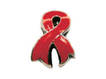 Zable Sterling Silver Awarenes Ribbon Red Bead / Charm