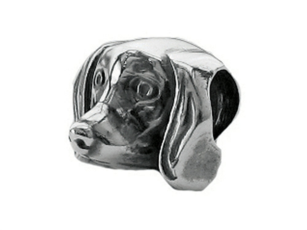 Zable Sterling Silver Daschund Compatible Bead / Charm