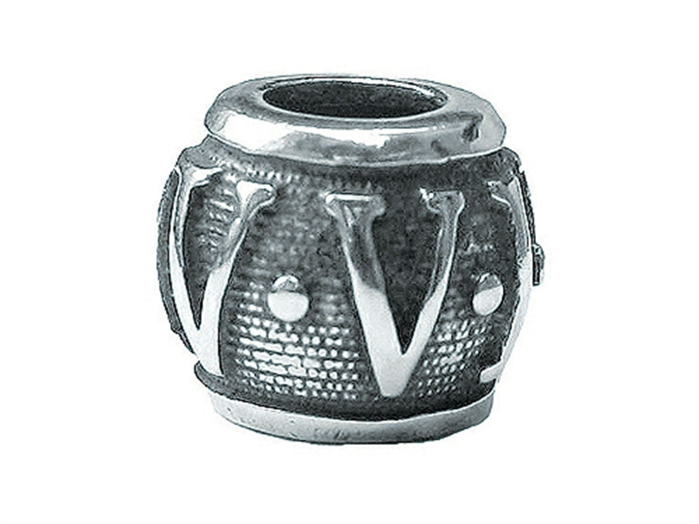 Zable Sterling Silver Roman Numerals Spacer Bead / Charm