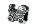 Zable Sterling Silver Baby Carriage Bead / Charm