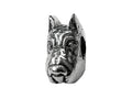 Zable Sterling Silver Schnauzer Bead / Charm