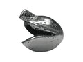 Zable Sterling Silver Fortune Cookie Bead / Charm