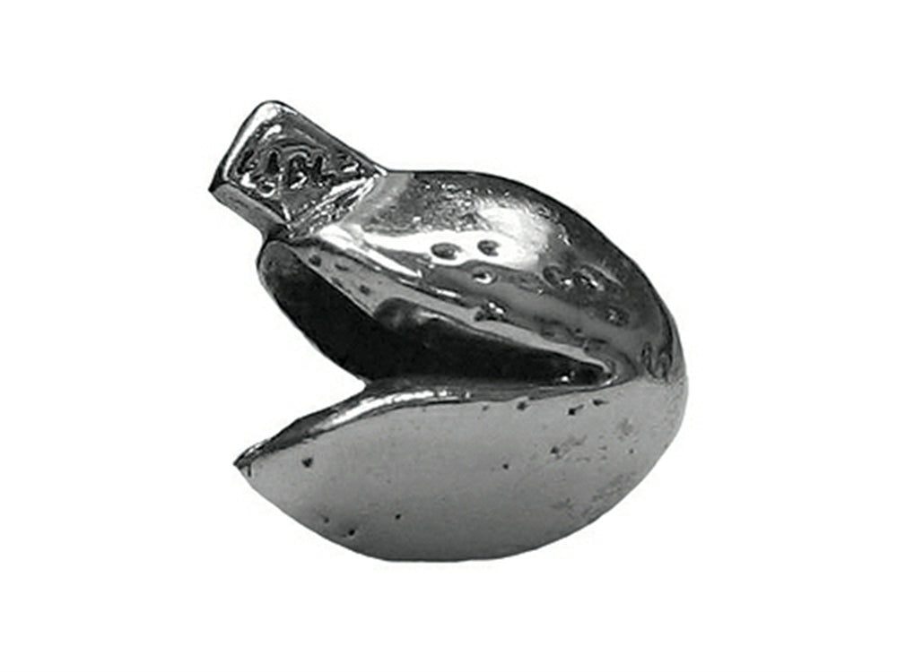 Zable Sterling Silver Fortune Cookie Bead / Charm