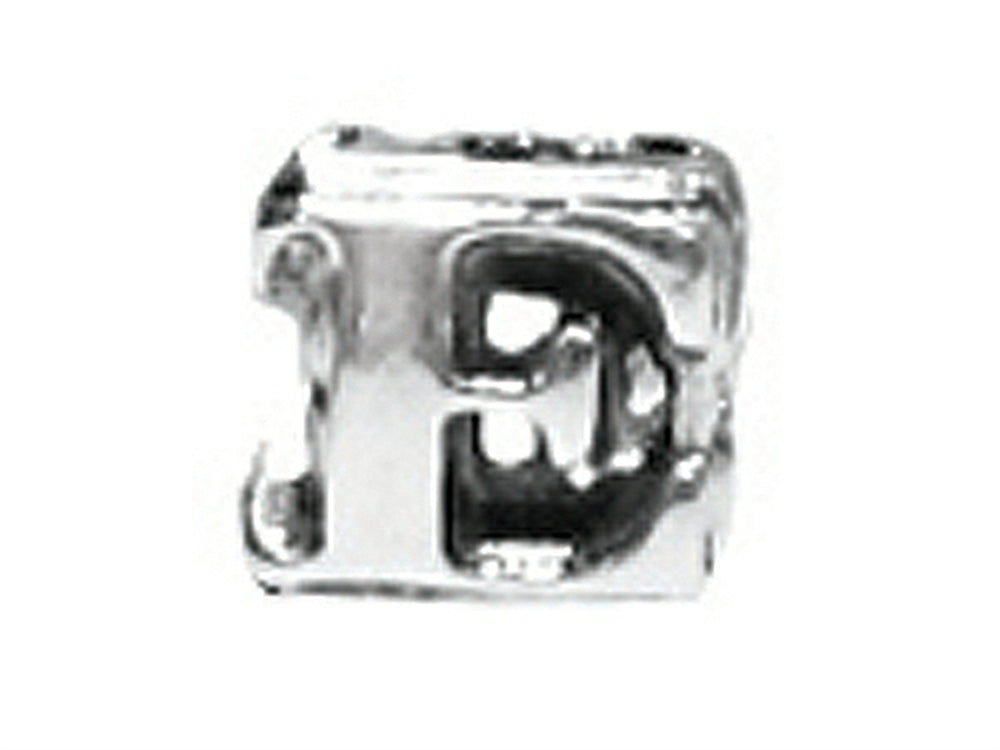 Zable Sterling Silver Open Initial E Bead / Charm