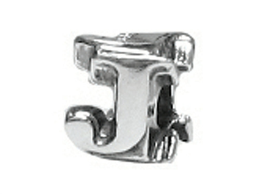 Zable Sterling Silver Open Initial J Bead / Charm