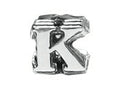 Zable Sterling Silver Open Initial K Bead / Charm