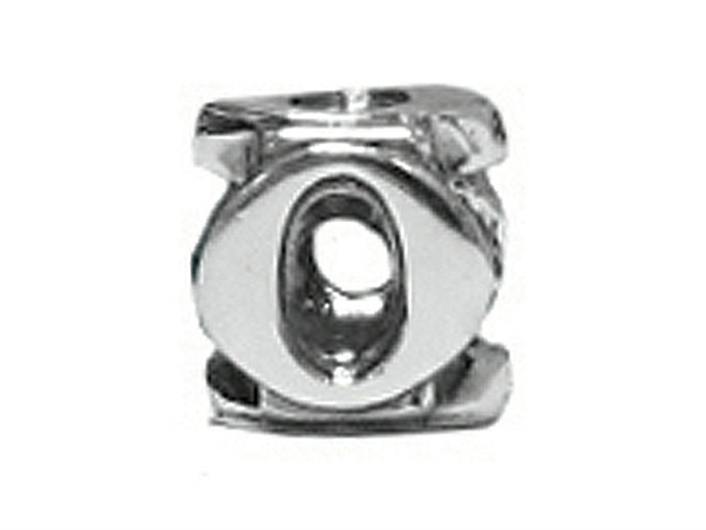 Zable Sterling Silver Open Initial O Bead / Charm
