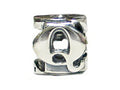 Zable Sterling Silver Open Initial Q Bead / Charm