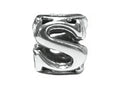 Zable Sterling Silver Open Initial S Bead / Charm