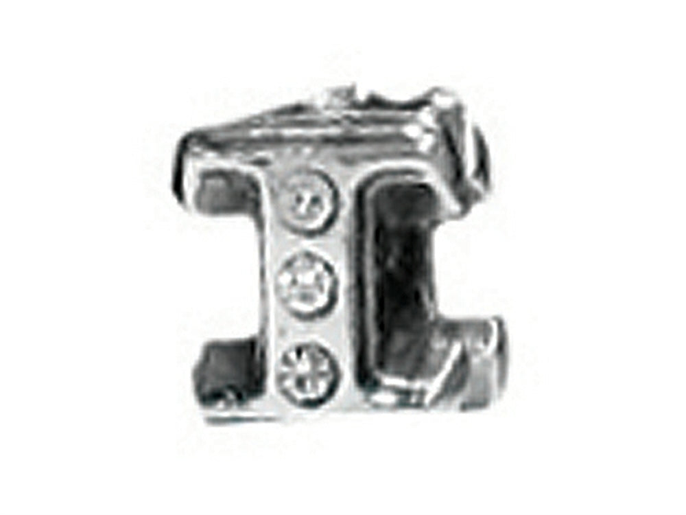 Zable Sterling Silver CZ Initial I Bead / Charm