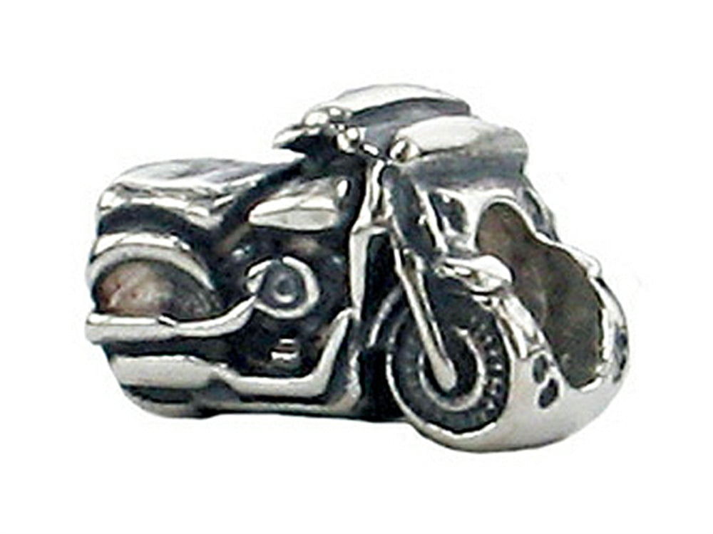Zable Sterling Silver Motorcycle Compatible Bead / Charm