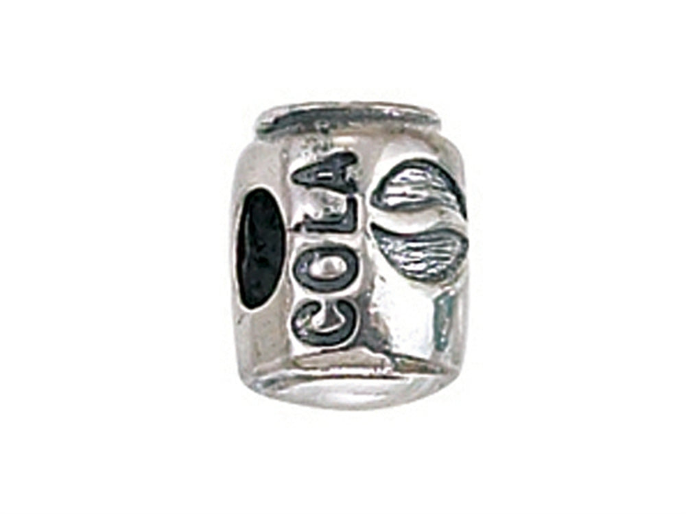 Zable Sterling Silver Cola Can Bead / Charm