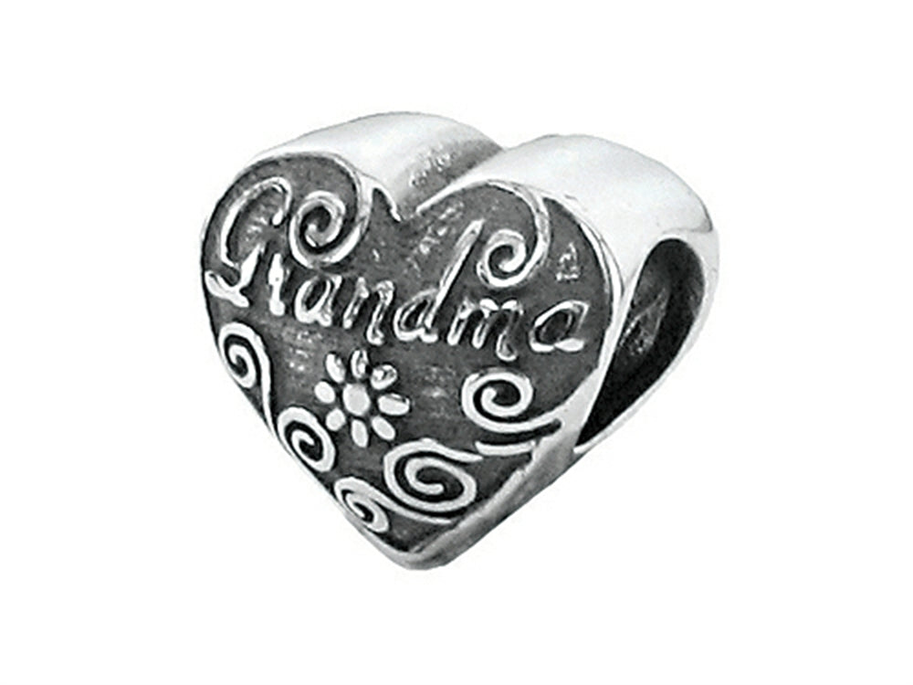 Zable Sterling Silver Grandma Compatible Bead / Charm