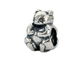 Zable Sterling Silver Panda, Two-Sided Bead / Charm