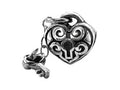 Zable Sterling Silver Key To My Heart Dangle Bead / Charm