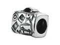 Zable Sterling Silver German Shepherd Bead / Charm
