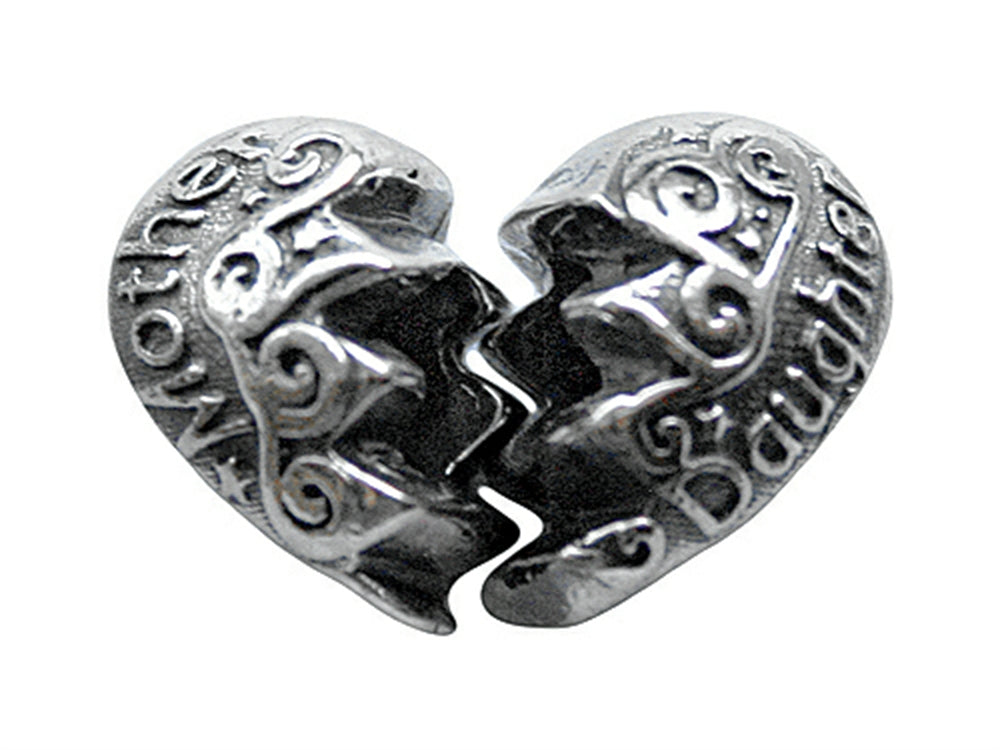 Zable Sterling Silver Mother/Daughter Breakapart Bead / Charm