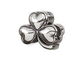 Zable Sterling Silver Shamrock Bead / Charm