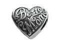 Zable Sterling Silver Best Mom Bead / Charm