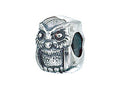 Zable Sterling Silver Owl Bead / Charm