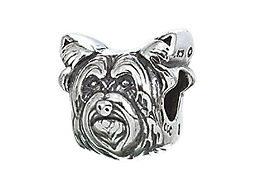 Zable Sterling Silver Dog Breed-yorkie Compatible Bead / Charm