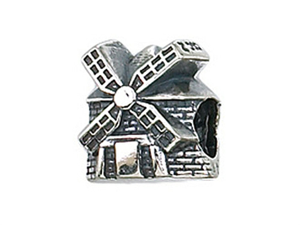 Zable Sterling Silver Windmill Bead / Charm
