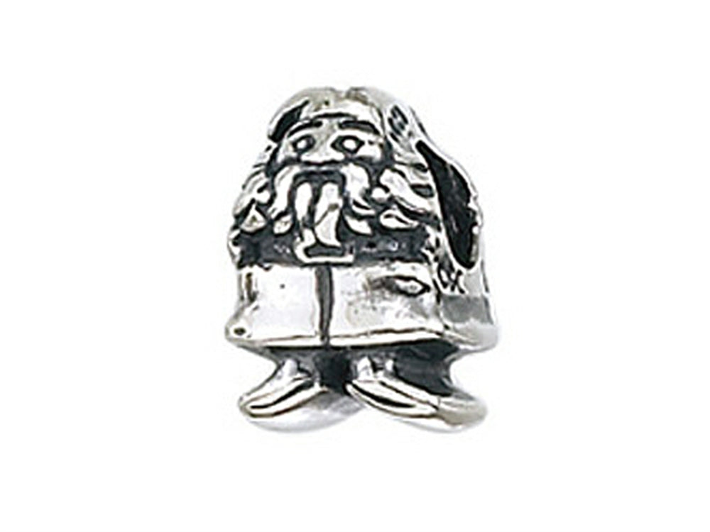Zable Sterling Silver Garden Gnome Bead / Charm