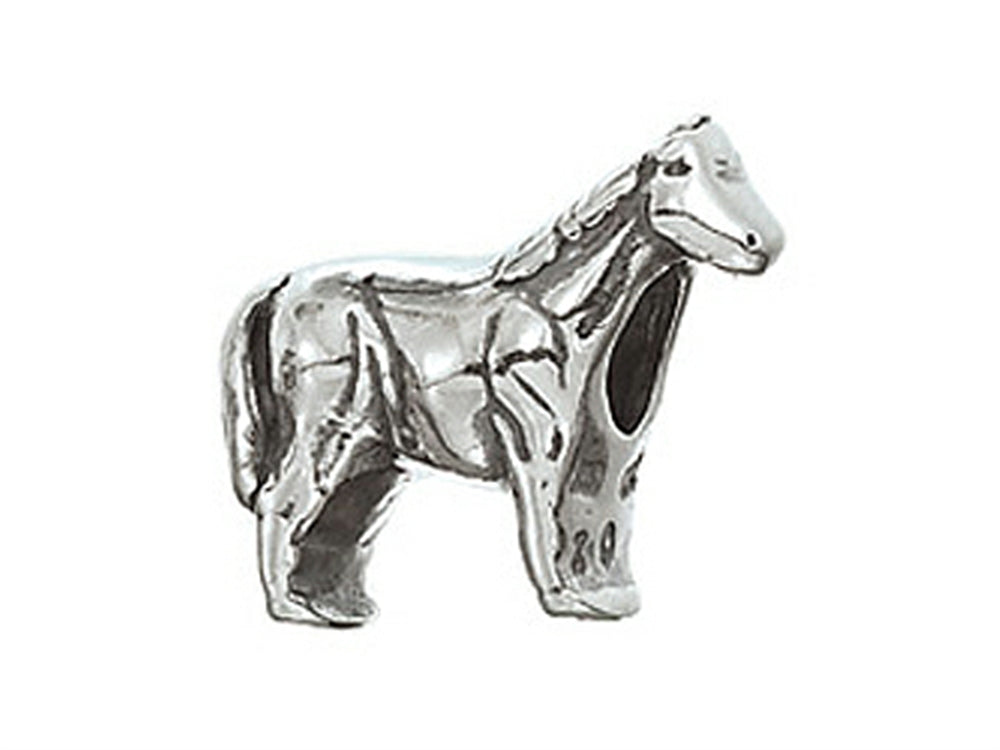 Zable Sterling Silver Horse Bead / Charm