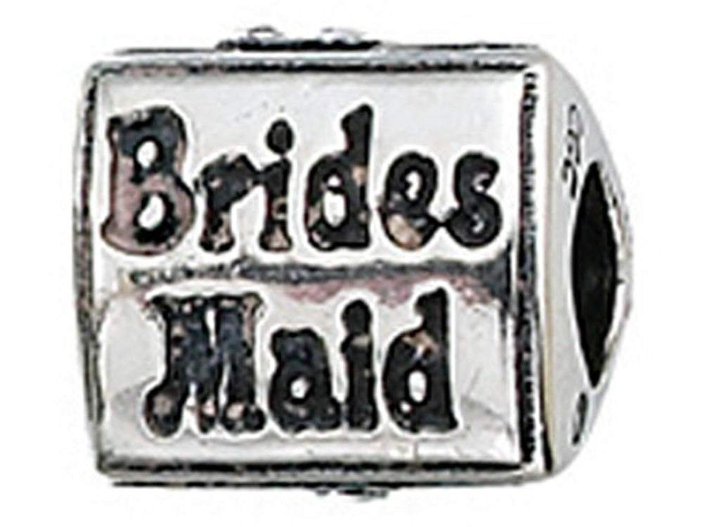 Zable Sterling Silver Bridesmaid Bead / Charm