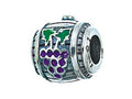 Zable Sterling Silver Wine Barrel Compatible Bead / Charm