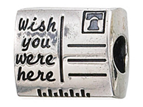 Zable Sterling Silver Postcard From Paradise Bead / Charm
