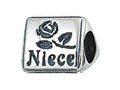 Zable Sterling Silver Niece Compatible Bead / Charm