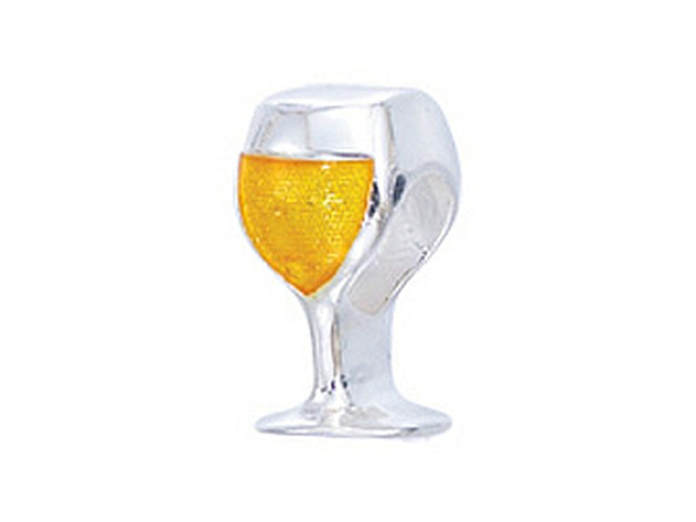 Zable Sterling Silver White Wine Compatible Bead / Charm