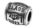 Zable Sterling Silver Class Of 2012 Bead / Charm