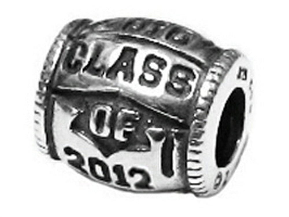 Zable Sterling Silver Class Of 2012 Bead / Charm