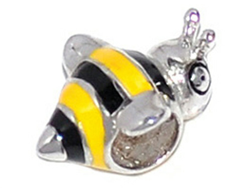 Zable™ Sterling Silver Bumblebee Bead / Charm