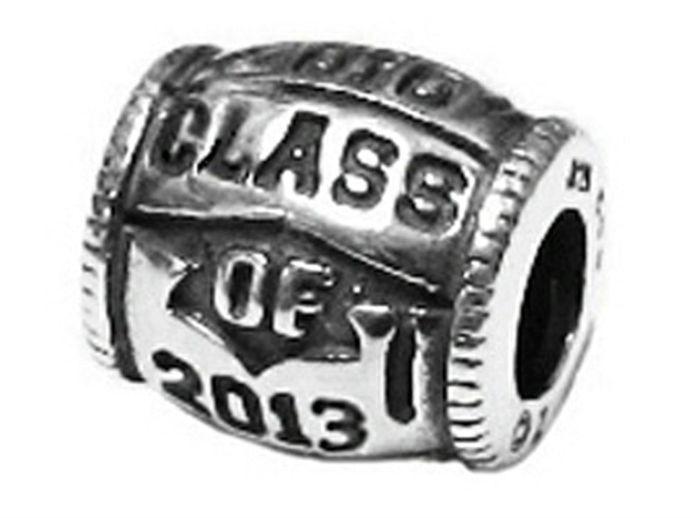 Zable Sterling Silver Class Of 2013 Bead / Charm