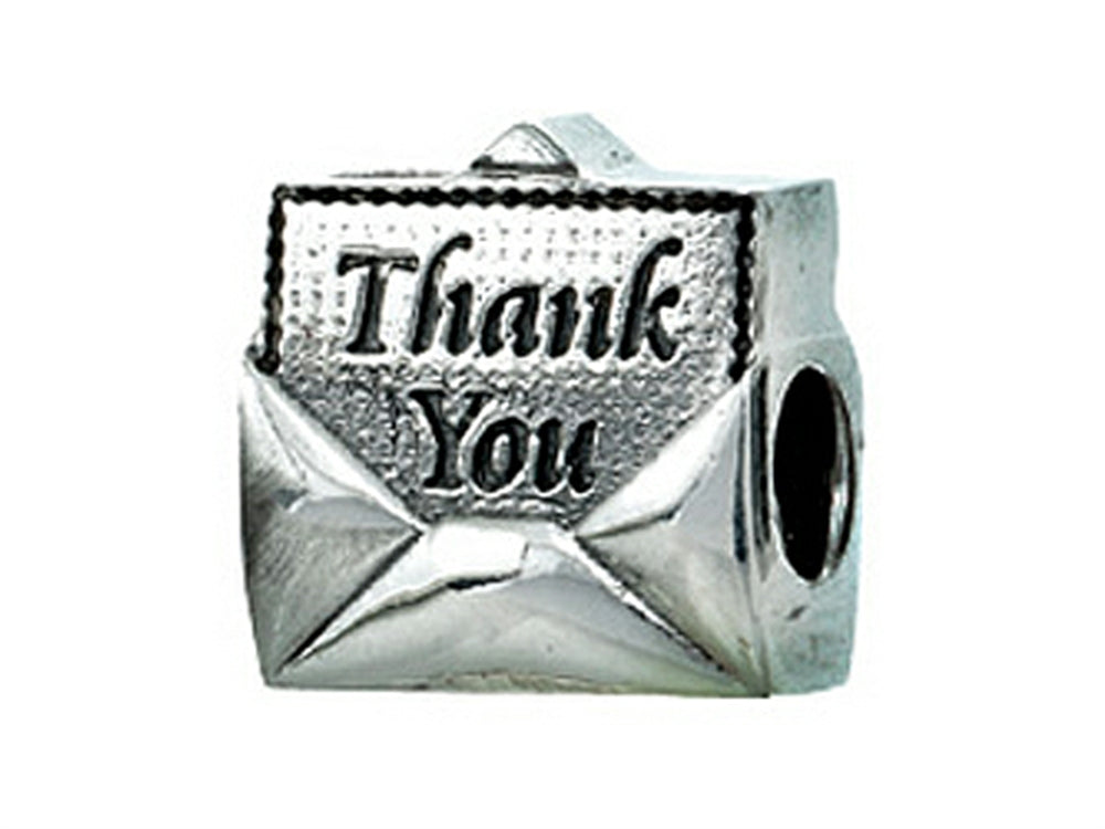 Zable Sterling Silver Thank You Bead / Charm