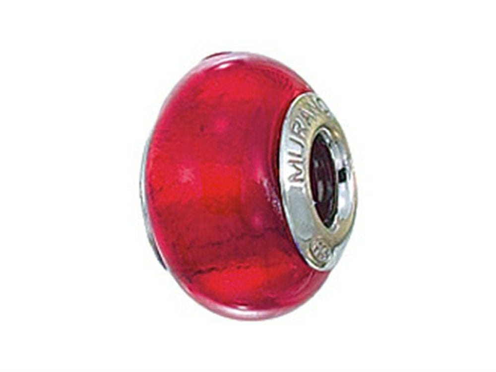 Zable Sterling Silver Murano Glass Birth Month July Bead / Charm