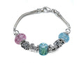 Zable Sterling Silver Baby Shower Theme Bracelet with 7 Beads