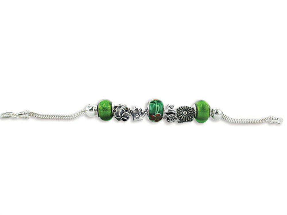 Zable Gardening and Nature Theme Bracelet Bead / Charm