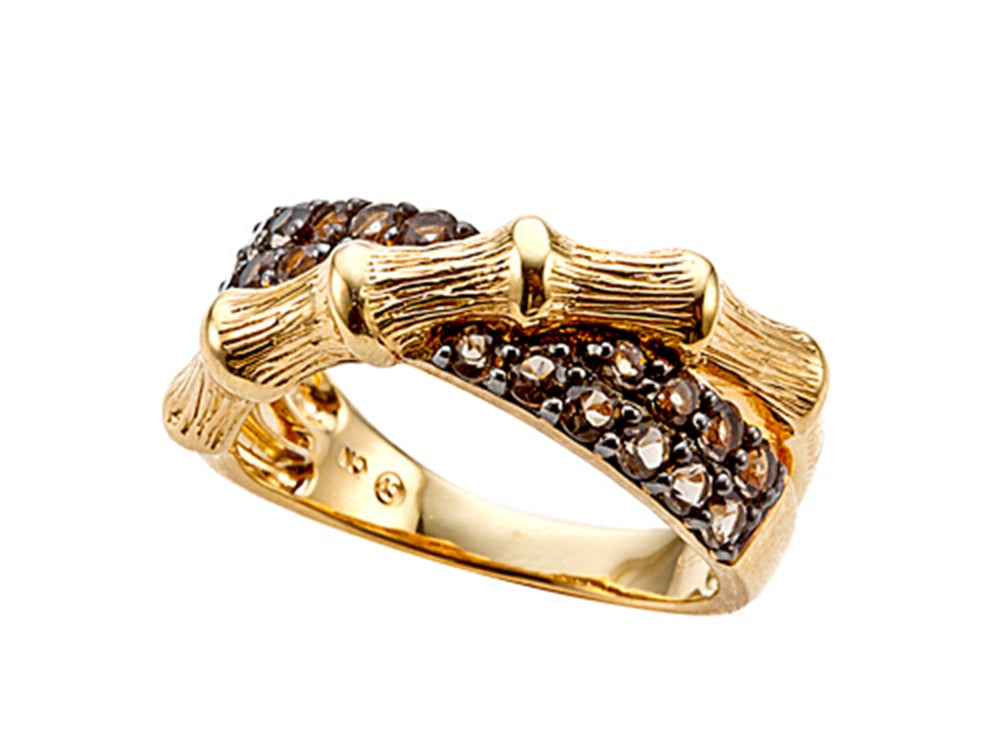 Carlo Viani Chocolate Smokey Quartz Ring