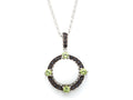 Carlo Viani White Abalone Pendant Necklace