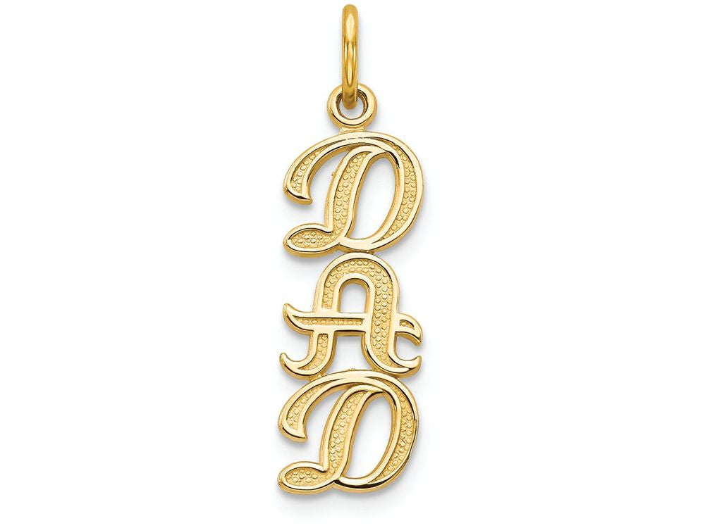 FJC Finejewelers 14k Yellow Gold Dad Charm