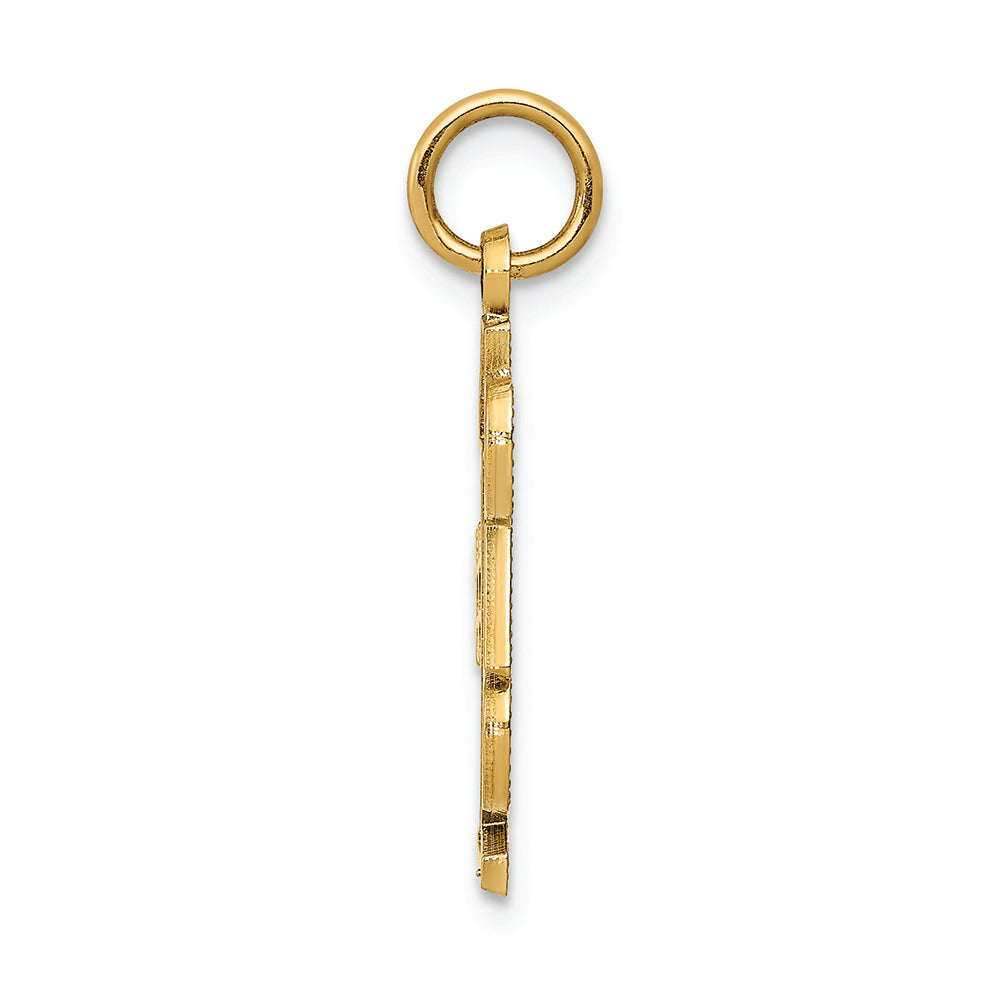 FJC Finejewelers 14k Yellow Gold #1 Dad Charm