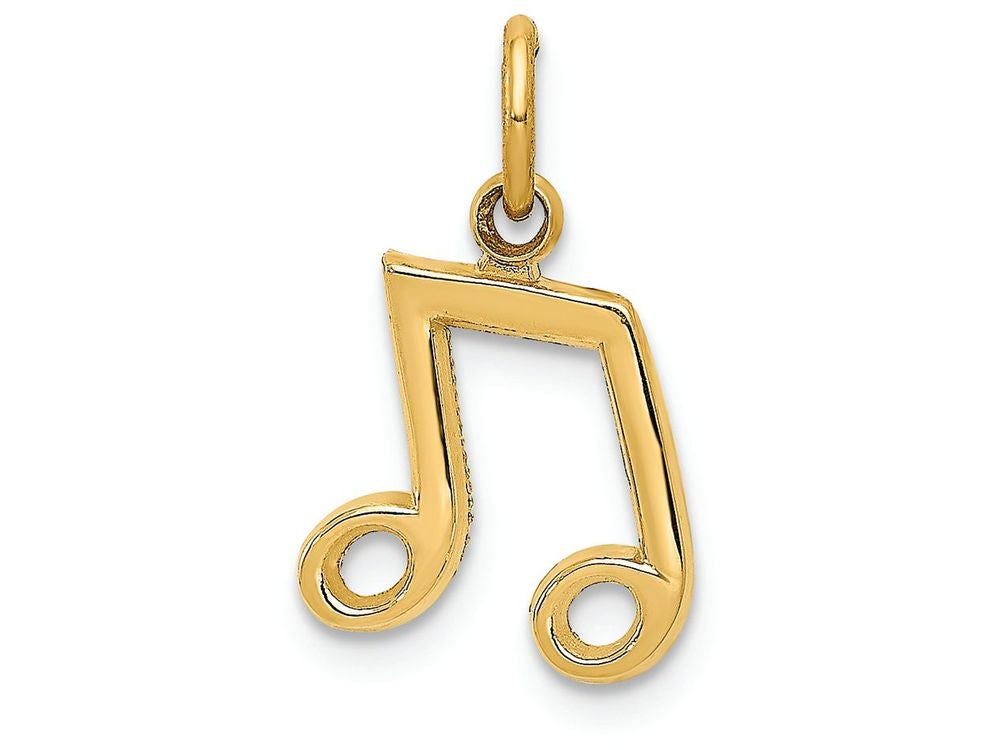 FJC Finejewelers 14k Yellow Gold Musical Note Charm